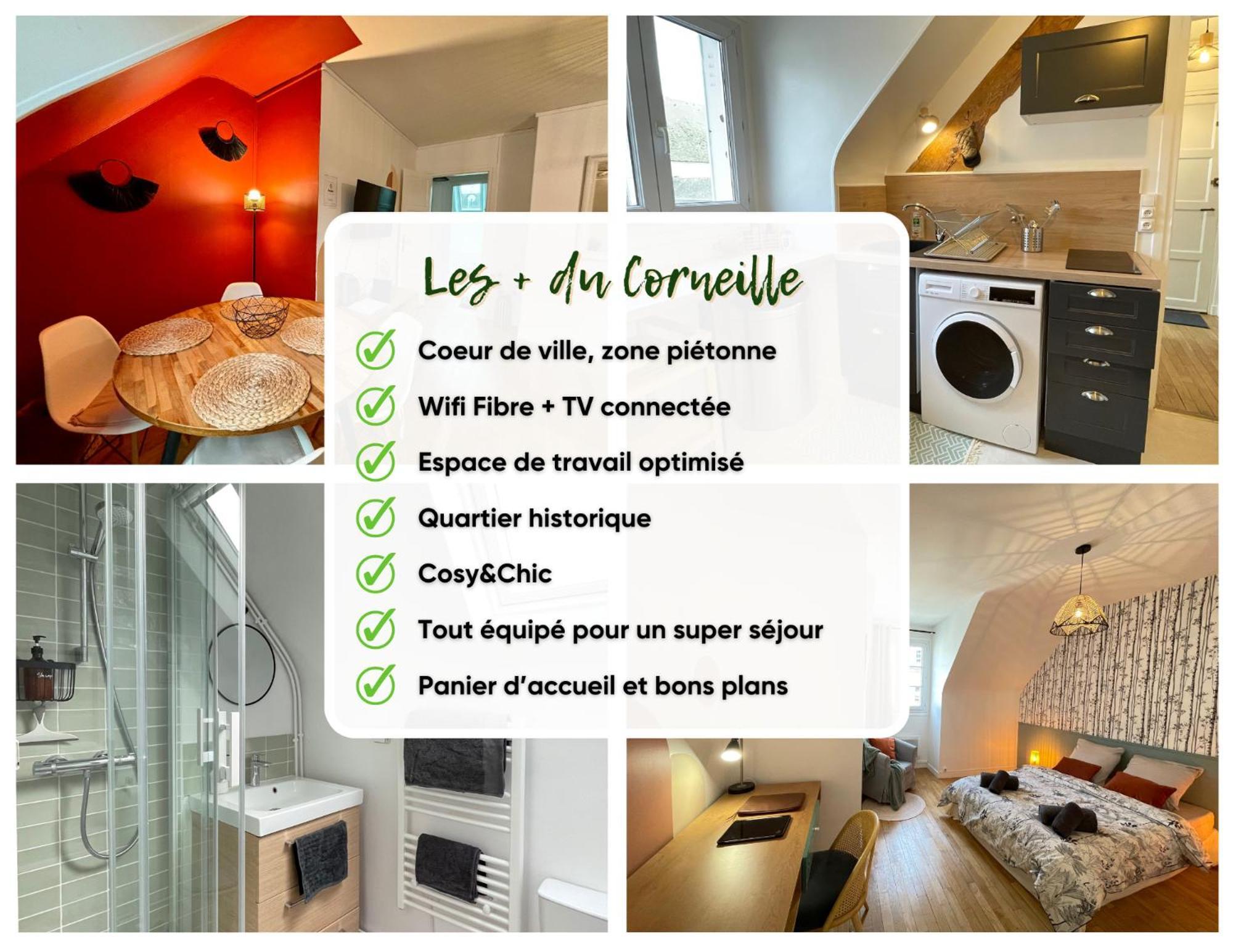 Le Corneille - Ideal Pros & Couples - Centre Historique - Chateau 5Min - Gare 10Min - Au Calme - Fibre 콩피에뉴 외부 사진