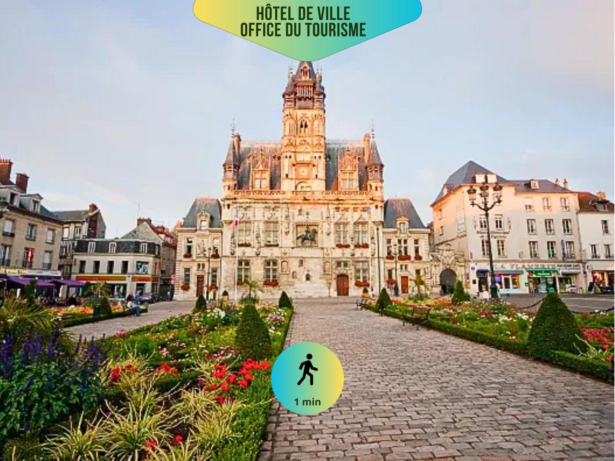 Le Corneille - Ideal Pros & Couples - Centre Historique - Chateau 5Min - Gare 10Min - Au Calme - Fibre 콩피에뉴 외부 사진